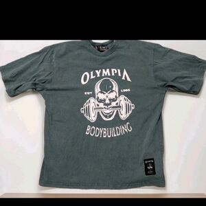 Men Pro Bodybuilder Olympia Conference Event Official Green Tee Xl